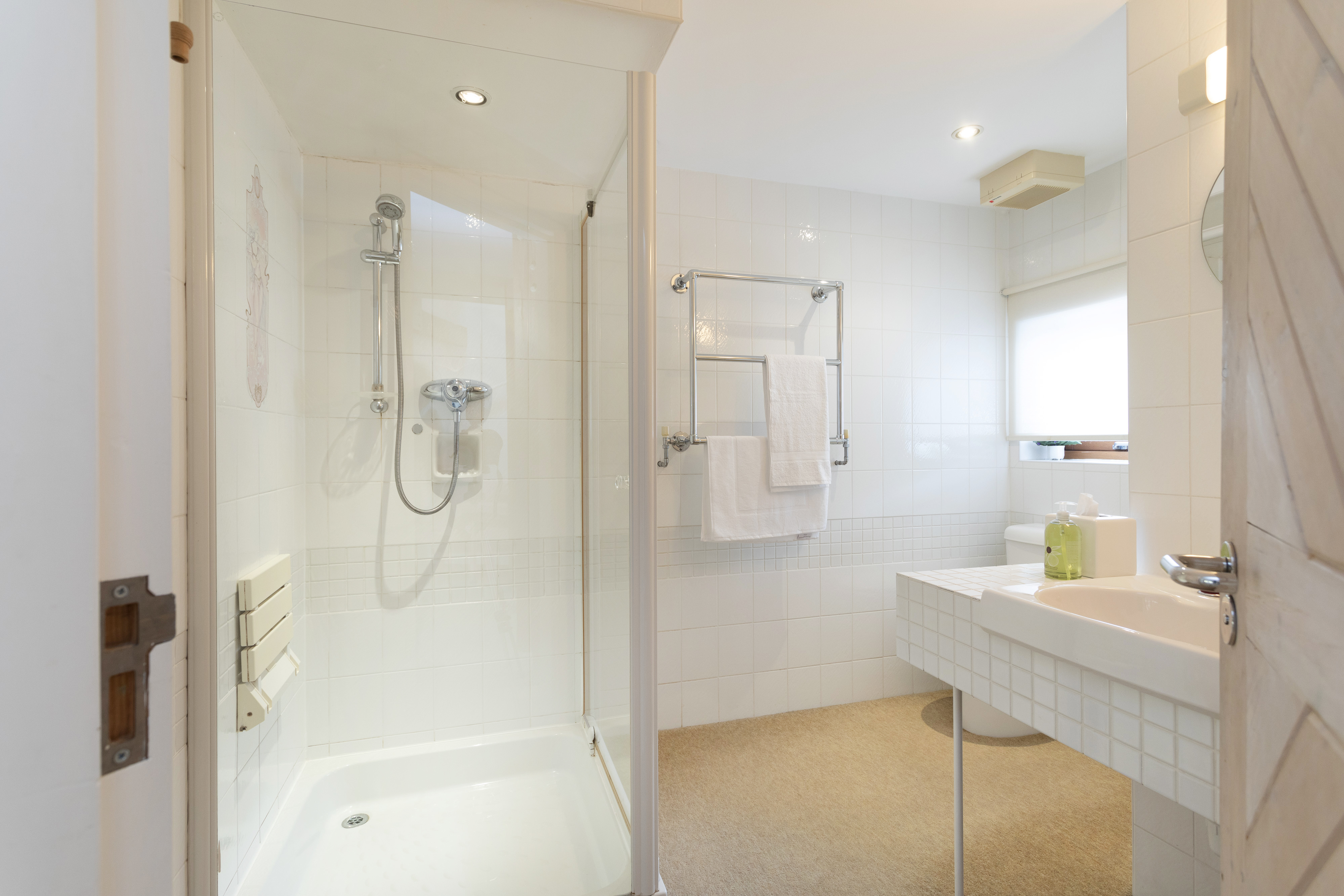 The downstairs bathroom at The Round House