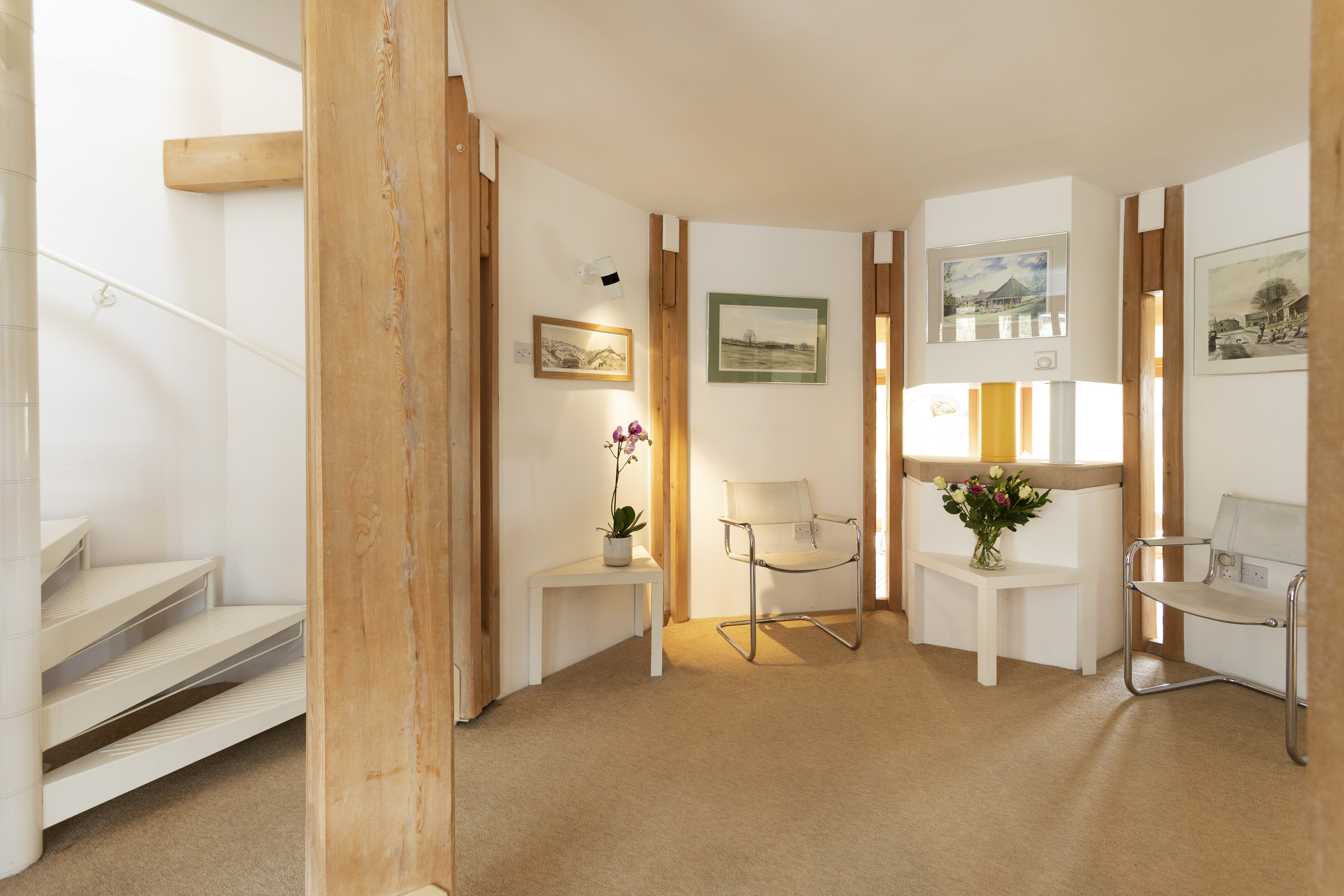 The entrance hall at The Round House
