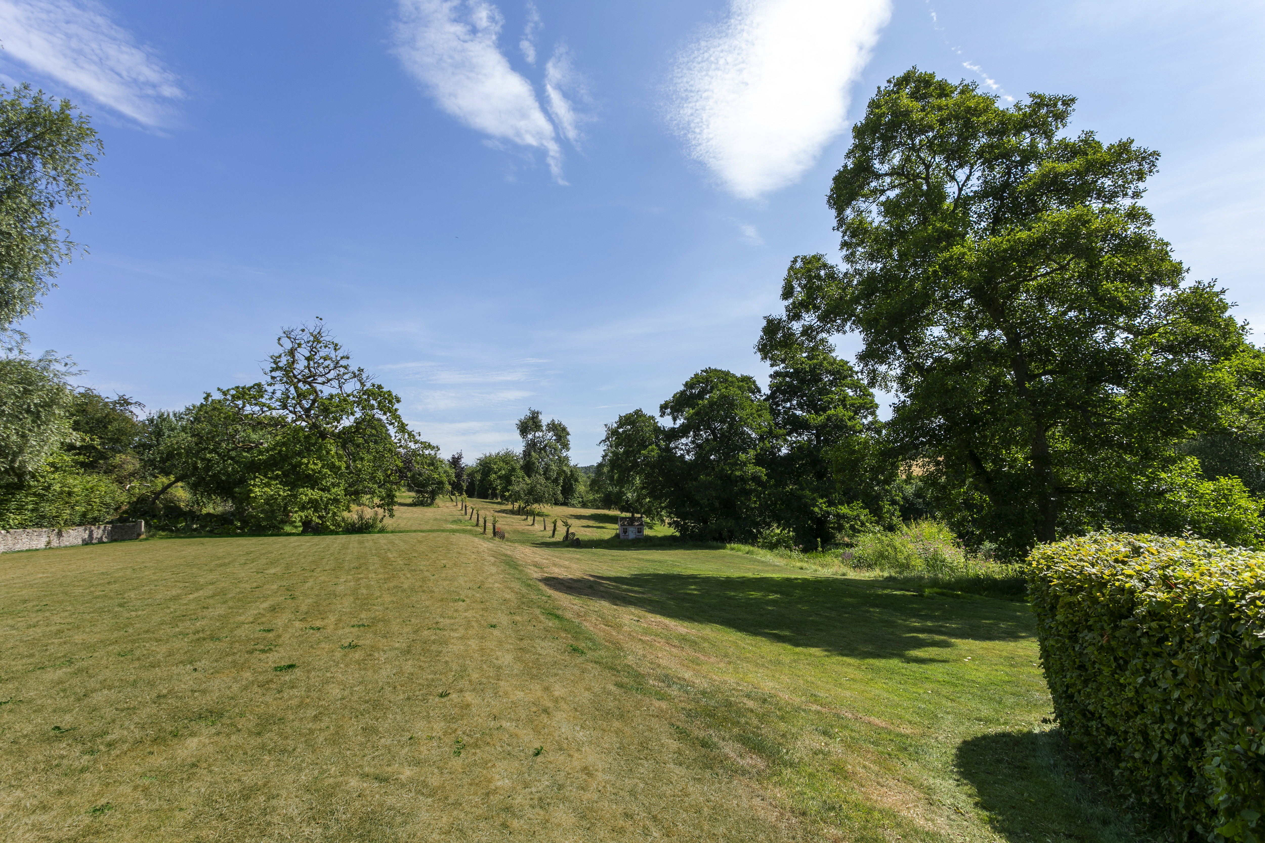 The gardens and orchards at Swallow's Cottage