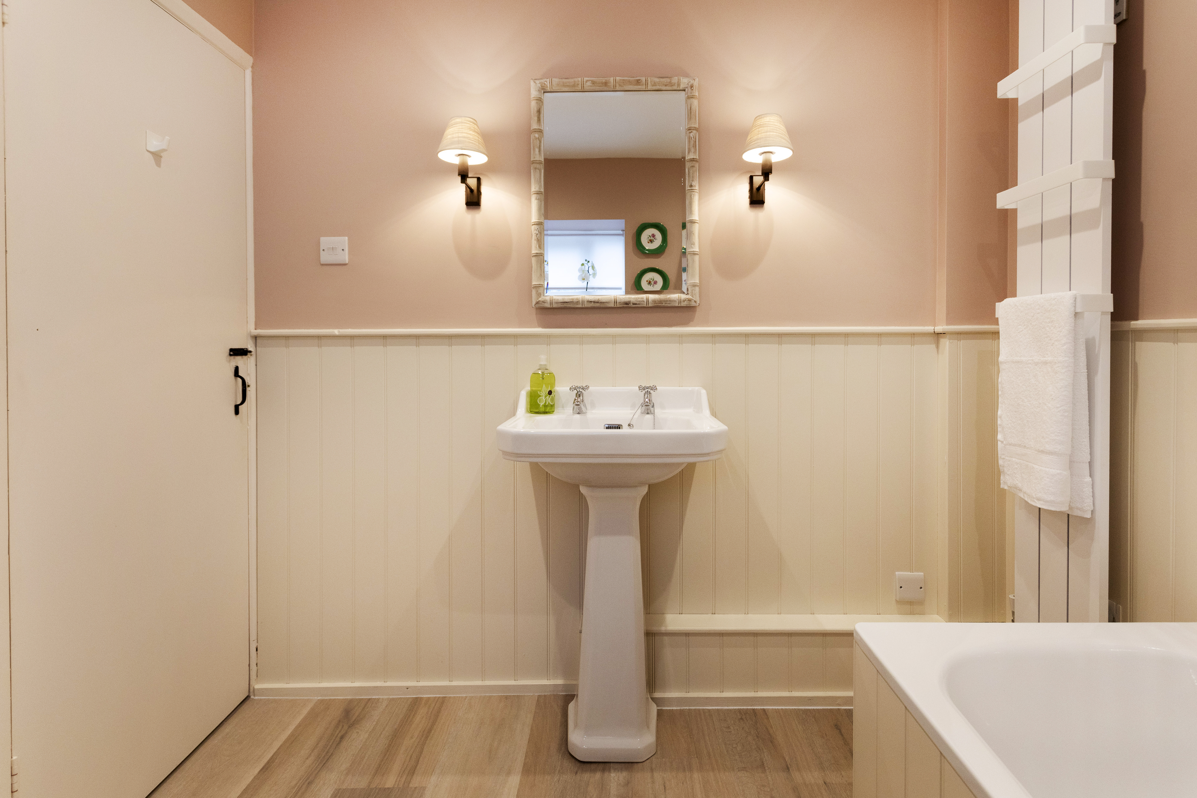 The bathroom at Woodside Cottage